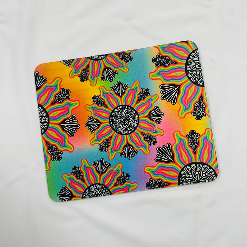 MISPRINTED Trippy Flower Mouse Pad