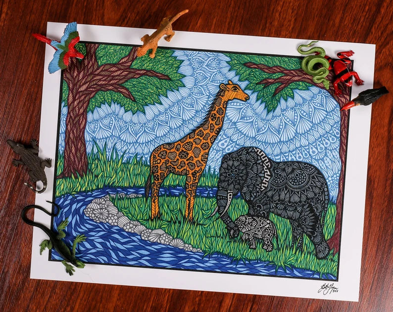 Animal Kingdom Print