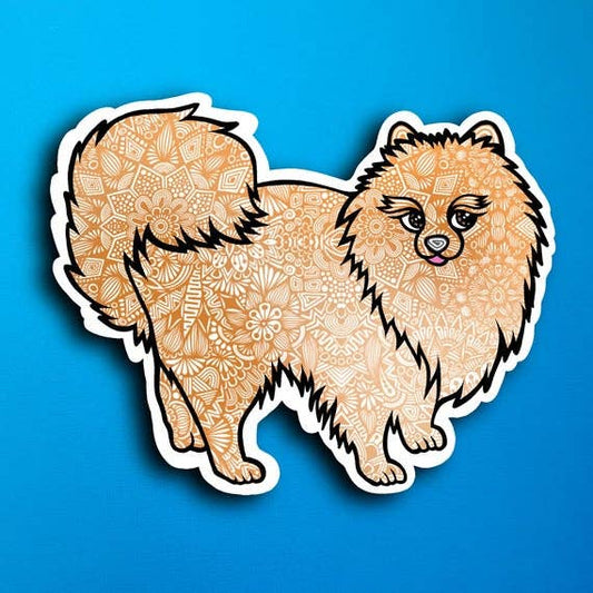 Pomeranian Waterproof Sticker