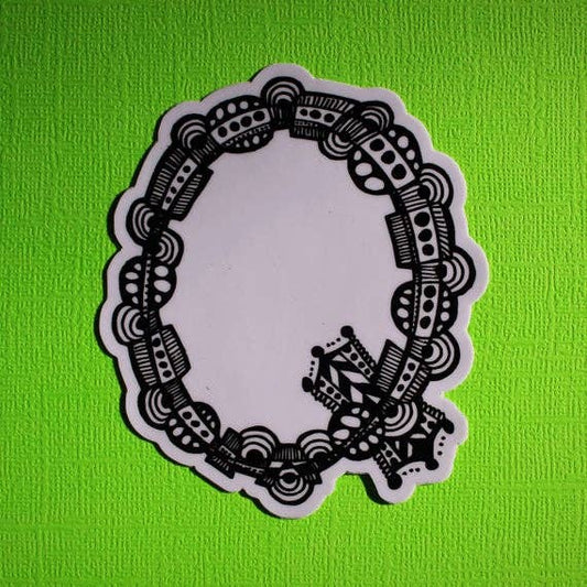 Letter Q Waterproof Sticker