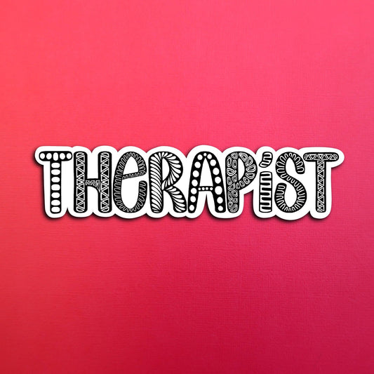 Therapist Waterproof Sticker
