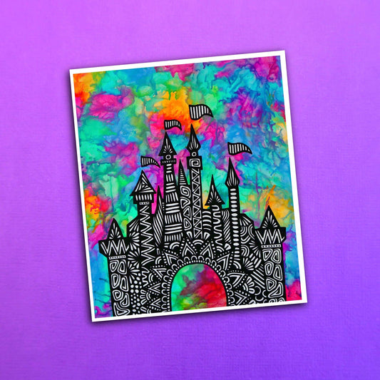 Ink Castle Waterproof Sticker
