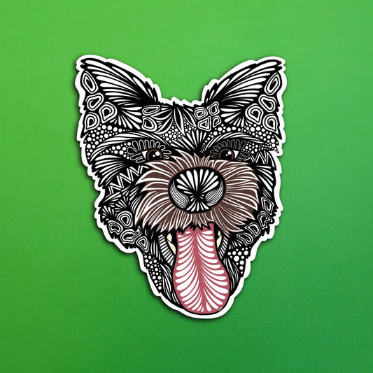 Maggie the Dog Waterproof Sticker