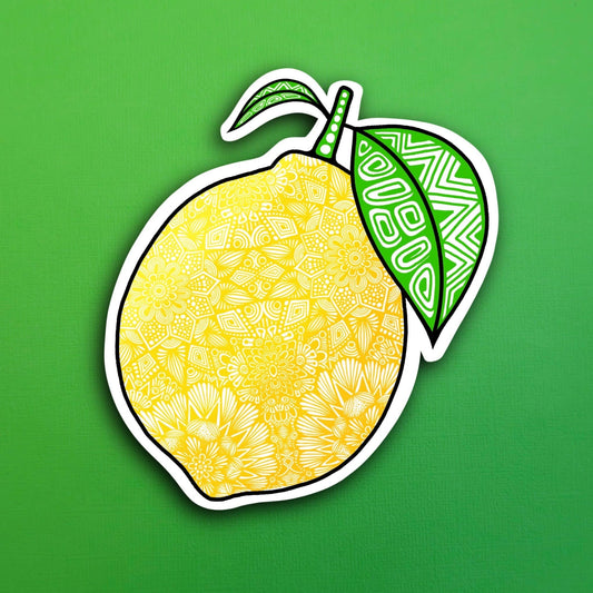 Lemon Waterproof Sticker