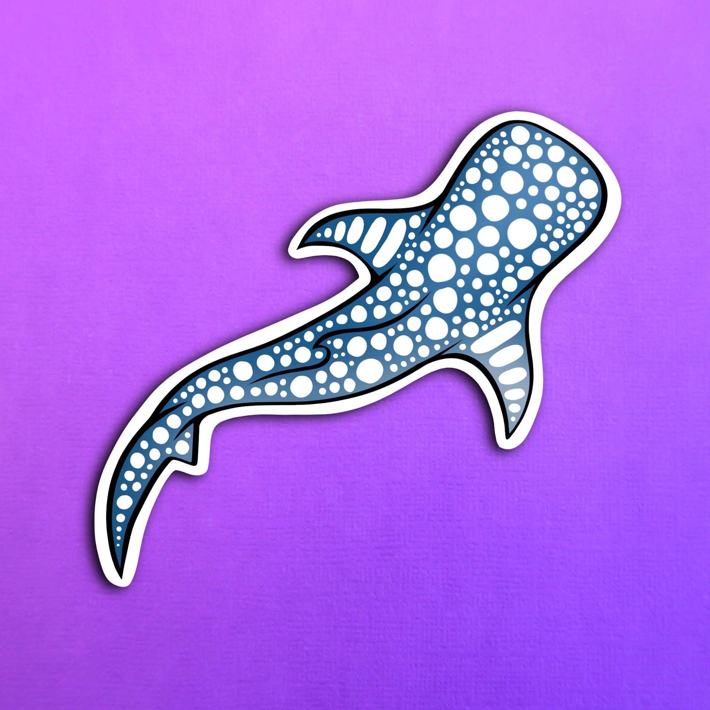 Whale Shark Waterproof Sticker