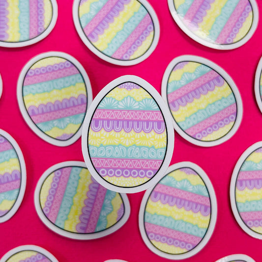 Mini Easter Egg Waterproof Sticker