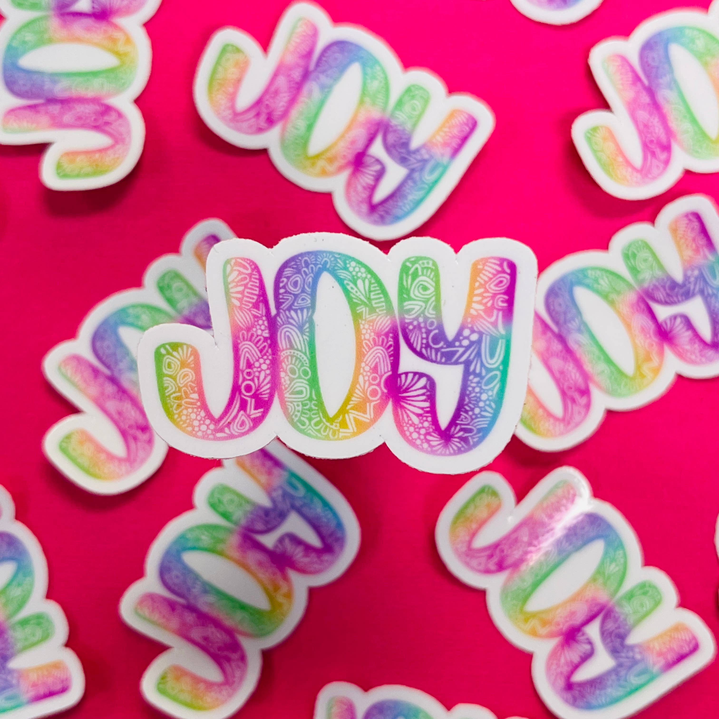 Mini Joy Waterproof Sticker – Zenspire Designs