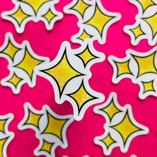 Mini Sparkle Waterproof Sticker