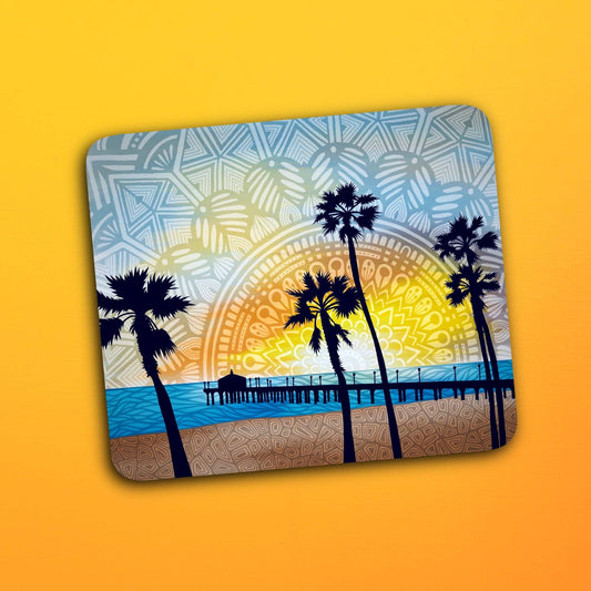 Beach Pier Waterproof Sticker