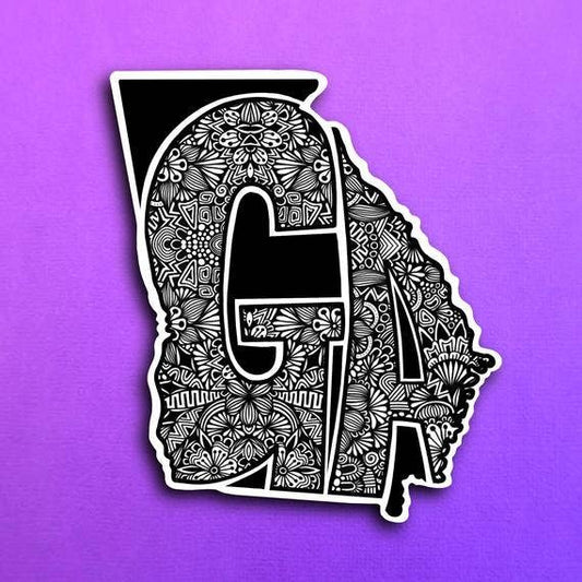 Georgia State Waterproof Sticker