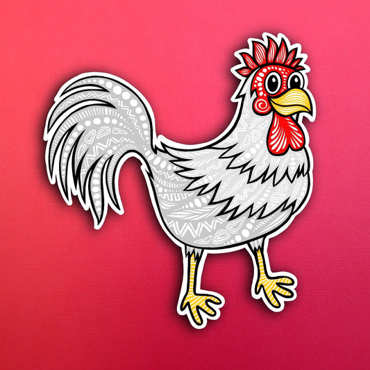 Chicken Waterproof Sticker
