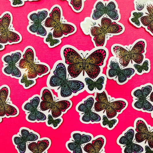 Mini Butterfly Garden Waterproof Sticker