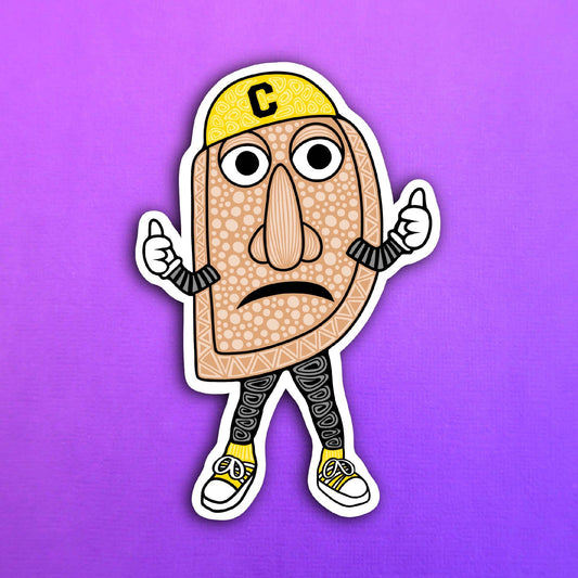 Cheese Chester Pittsburgh Pierogi Waterproof Sticker