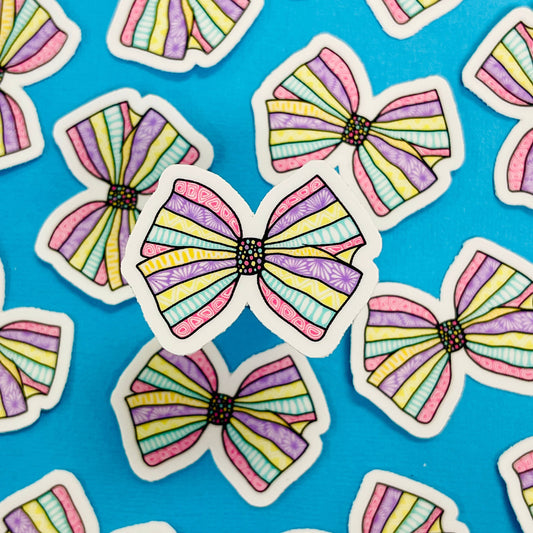 Mini Bow Waterproof Sticker