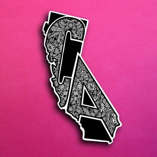 California State Waterproof Sticker