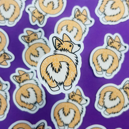 Mini Corgi Waterproof Sticker