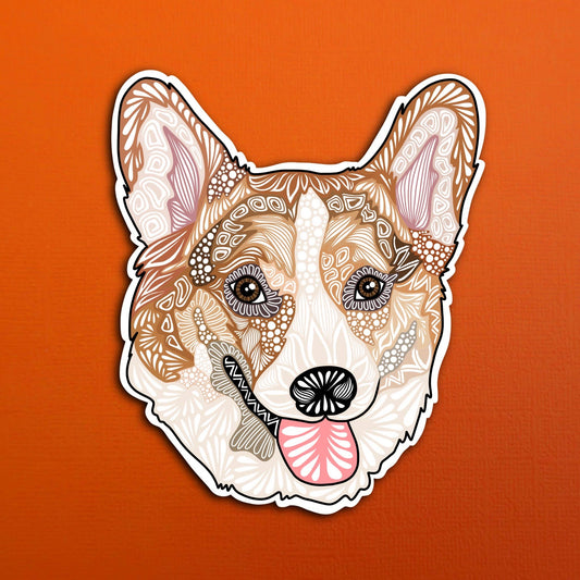 Wiggles the Dog Waterproof Sticker