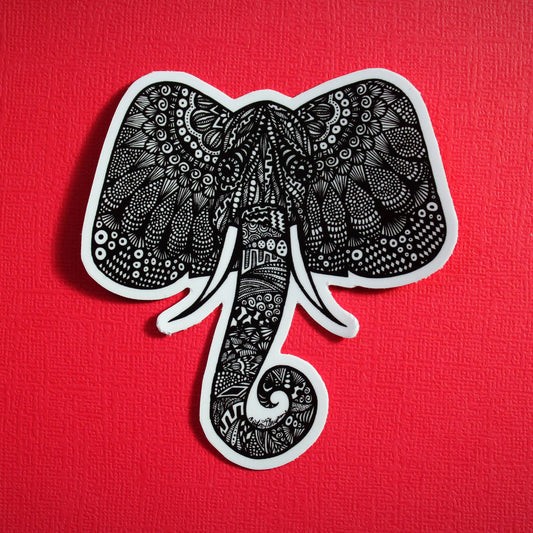 Elephant Waterproof Sticker