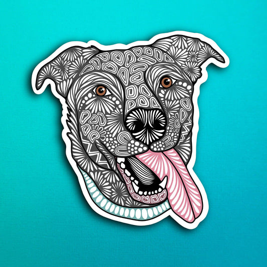 Tongue Out Waterproof Sticker