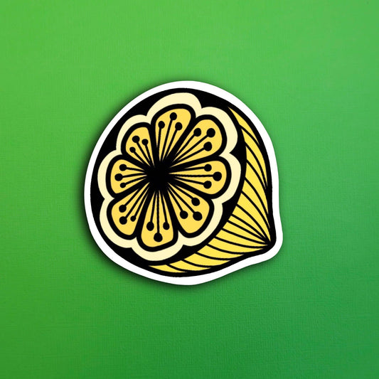 Lemon SliceWaterproof Sticker