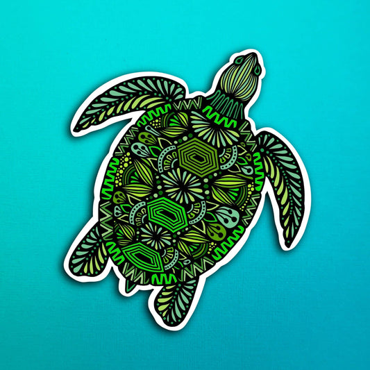 Turtle Waterproof Sticker