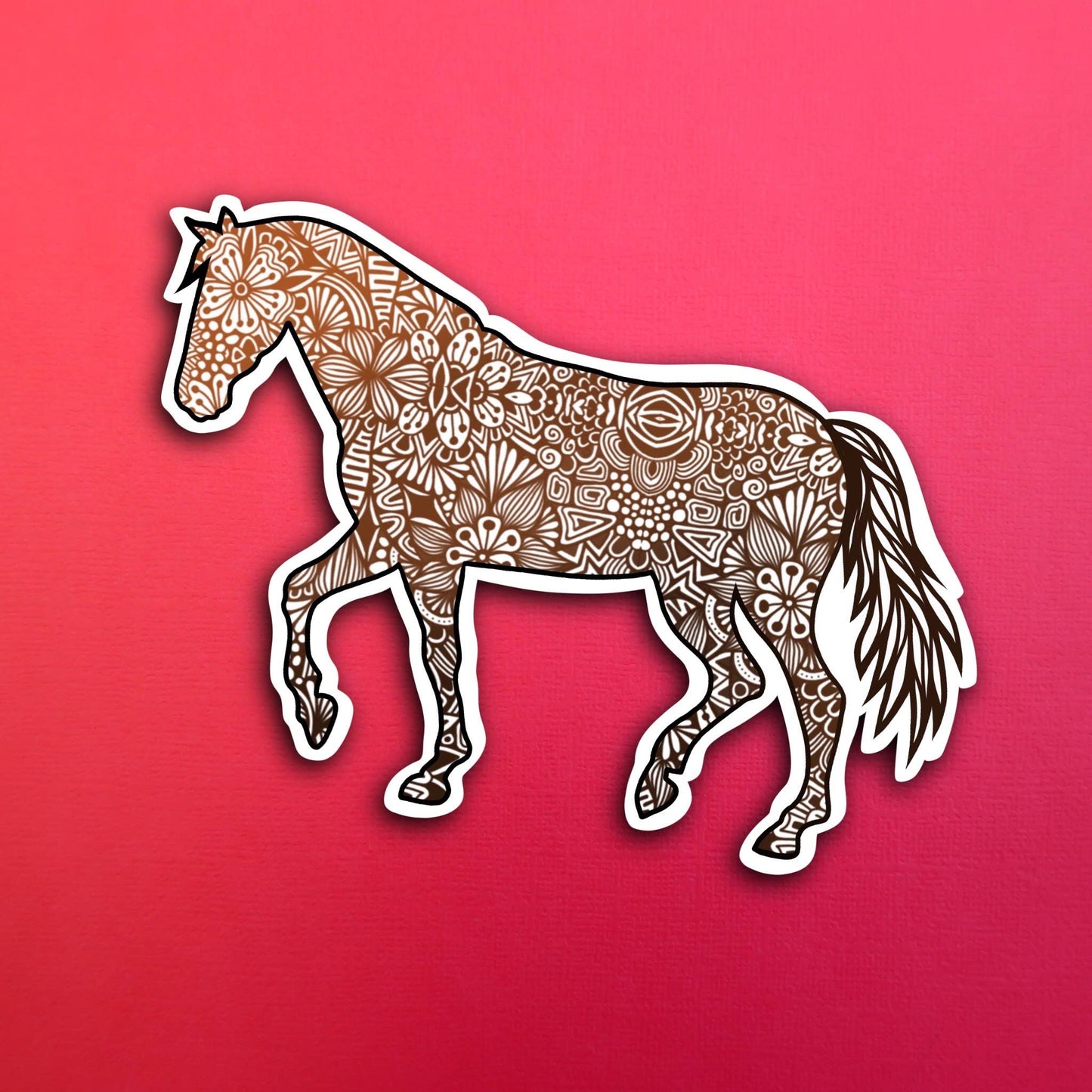 Full Horse Waterproof Sticker