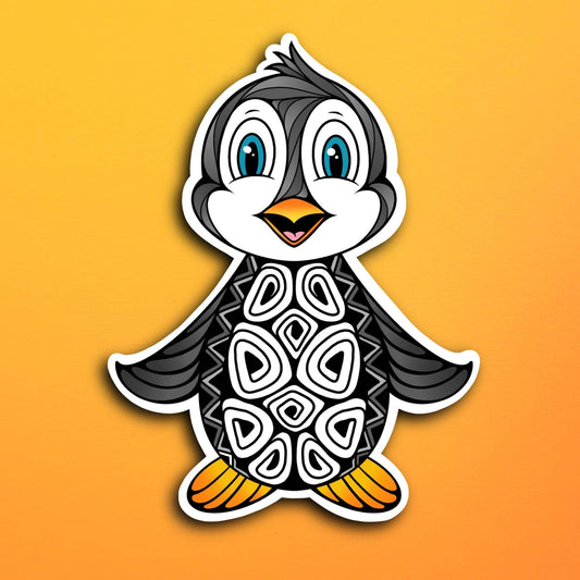Pari the Penguin Waterproof Sticker