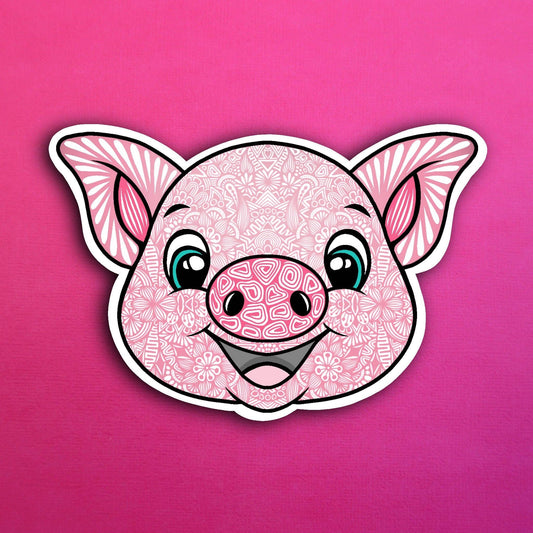 Pig Waterproof Sticker