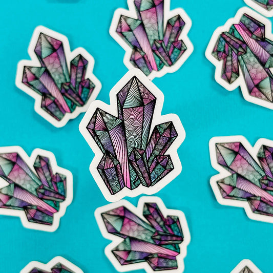 Mini Crystal Waterproof Sticker