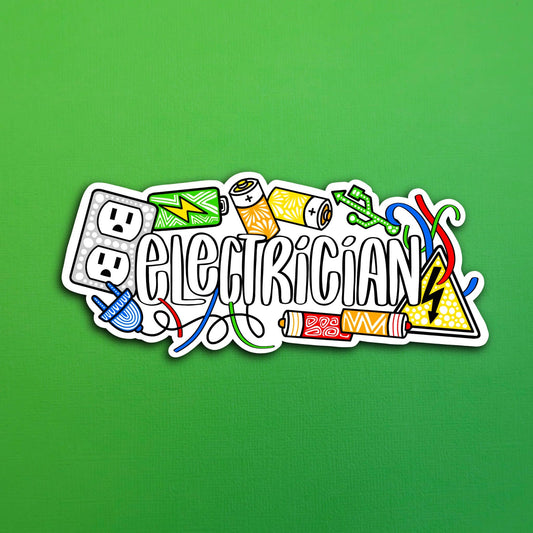 Electrician Waterproof Sticker