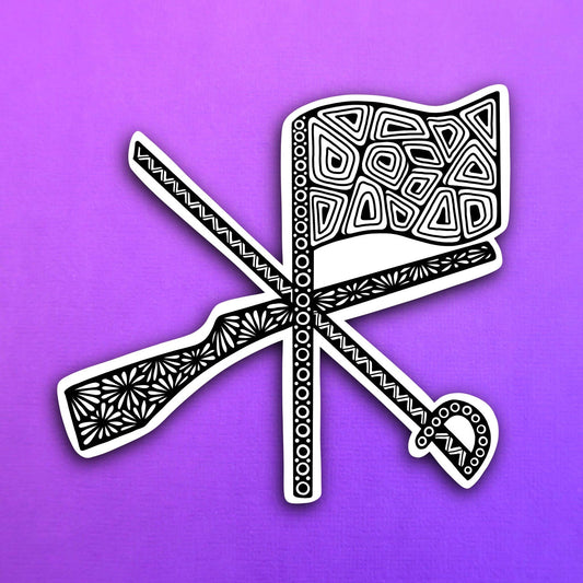 Guard Collage Waterproof Sticker