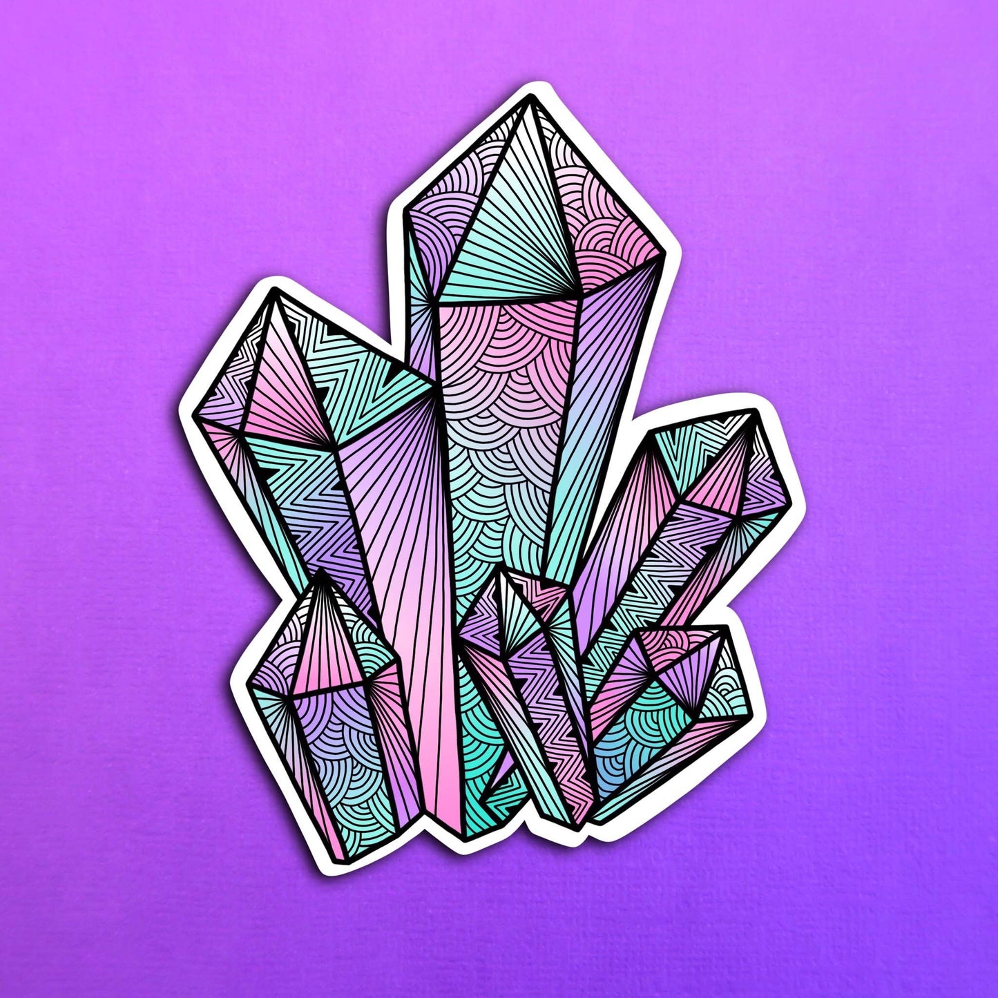 Crystals Waterproof Sticker