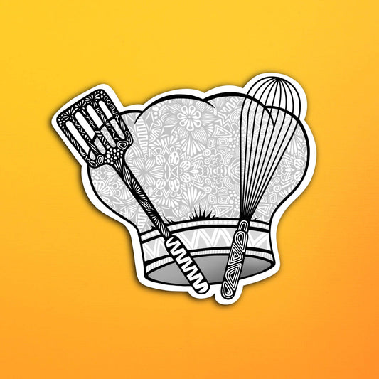 Chef Hat Waterproof Sticker