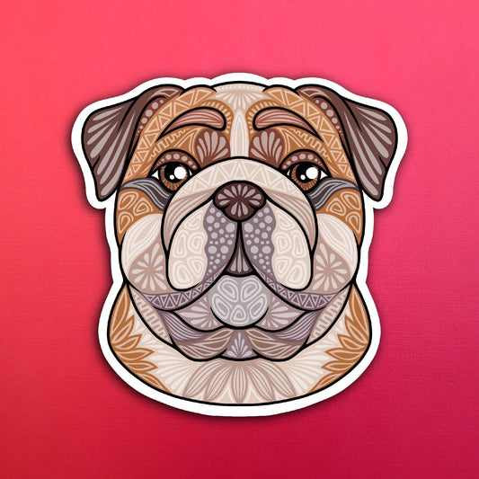 Bulldog Dog Waterproof Sticker