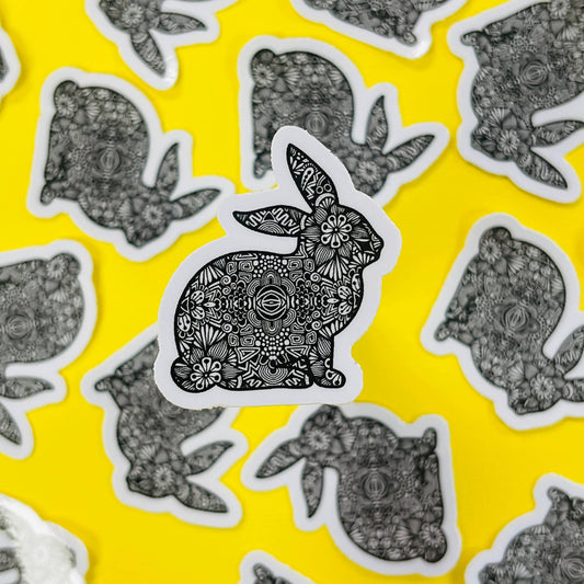 Mini Bunny Waterproof Sticker