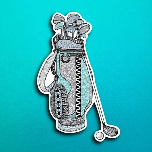 Golf Clubs Waterproof Sticker