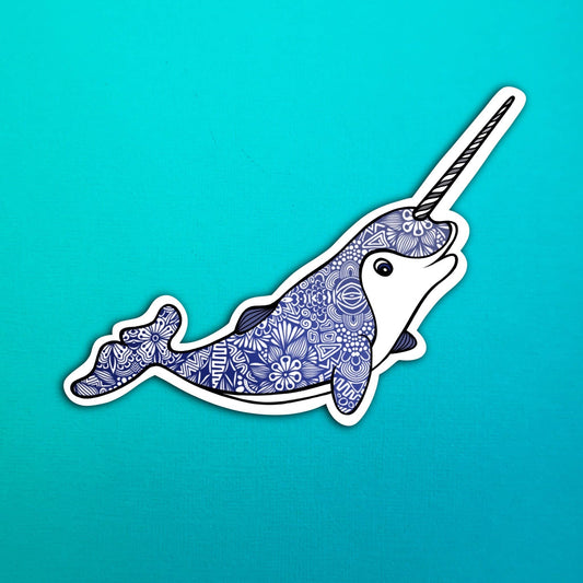 Narwhal Waterproof Sticker