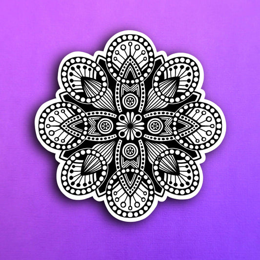 Circles on Circles Waterproof Sticker