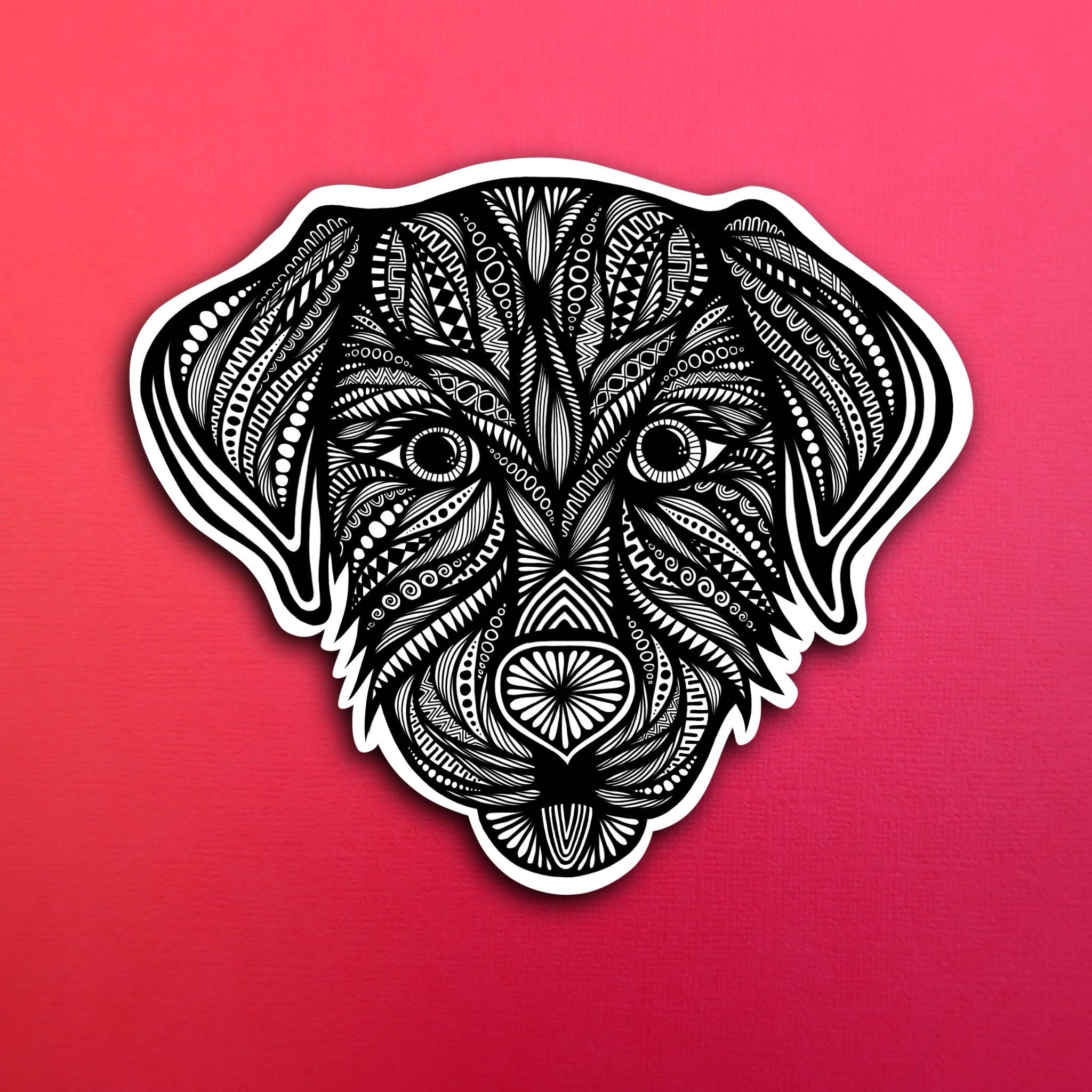 Dog Waterproof Sticker – Zenspire Designs
