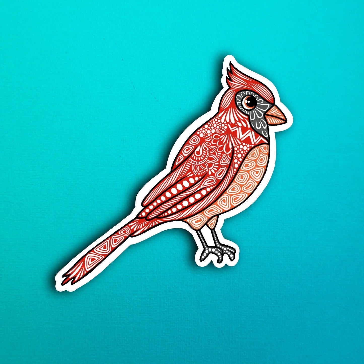 Cardinal Waterproof Sticker