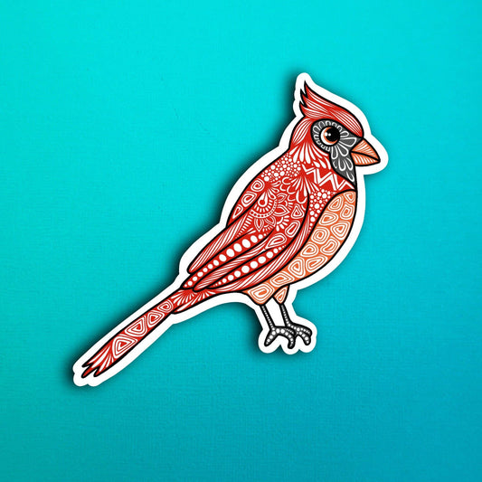 Cardinal Waterproof Sticker