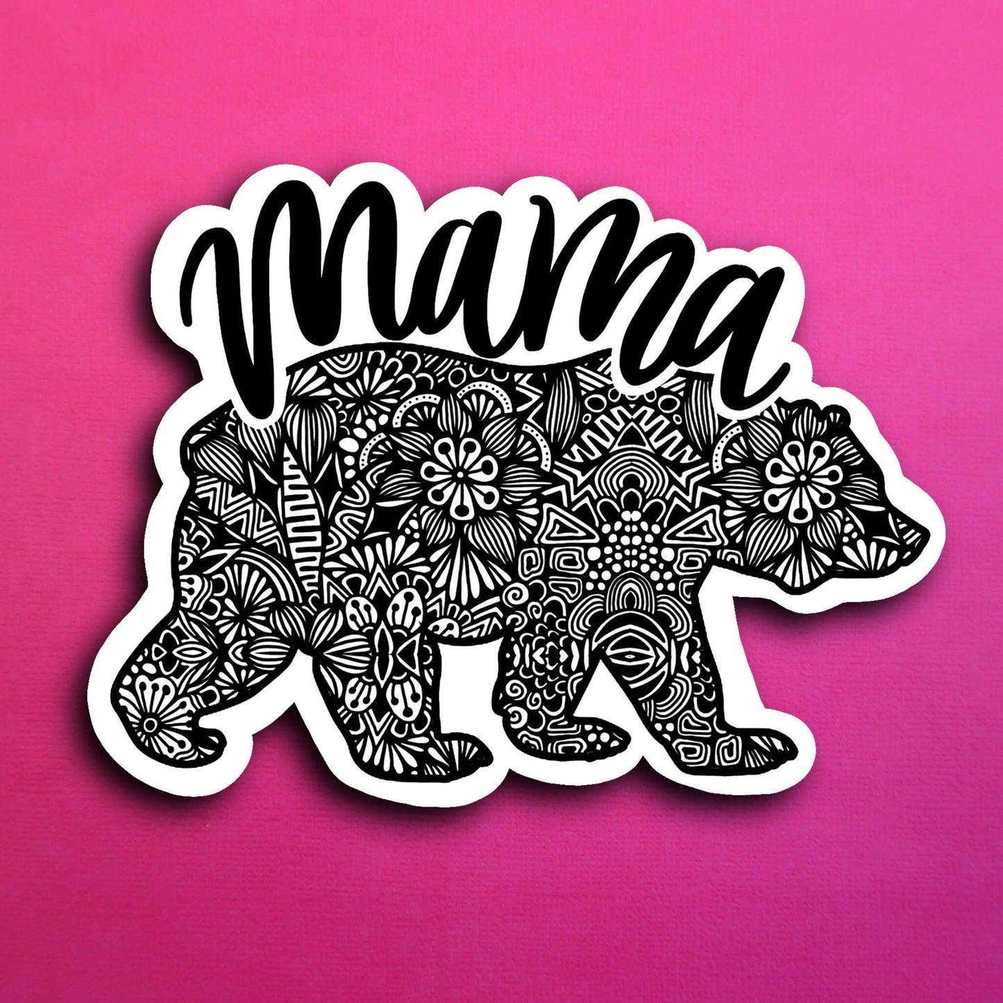 Mama Bear Waterproof Sticker