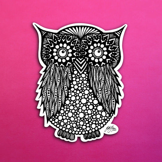 Hoot Hoot Waterproof Sticker