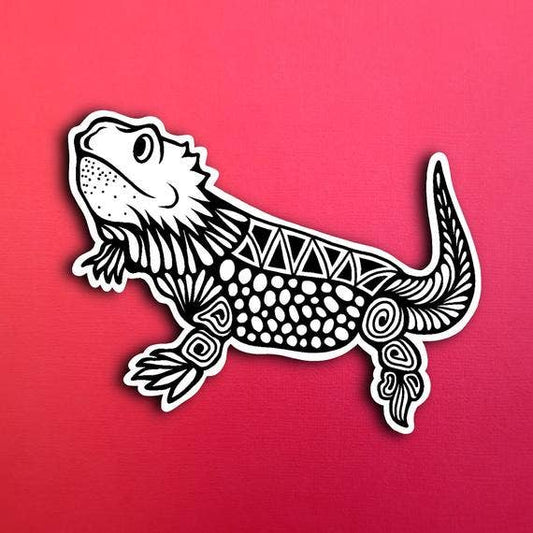 Bearded Dragon Waterproof Sticker
