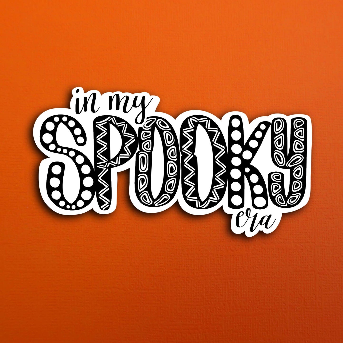 In my spooky era Waterproof Sticker