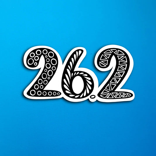 Marathon 26.2 Waterproof Sticker