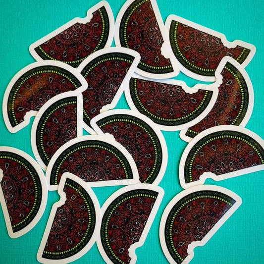 Mini Watermelon Waterproof Sticker