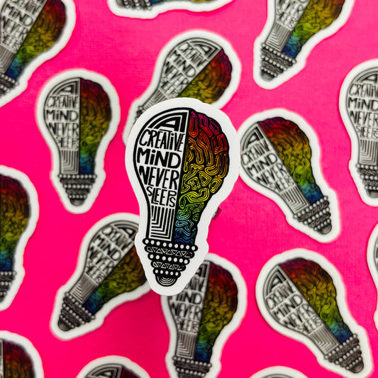 Mini Creative Mind Waterproof Sticker