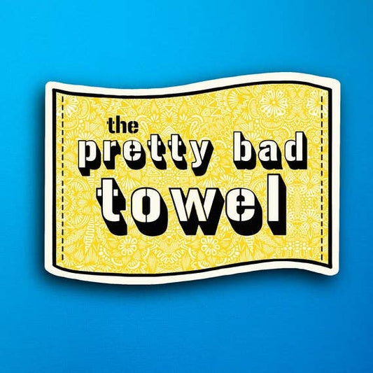 Pittsburgh Pretty Bad Towel Waterproof Sticker