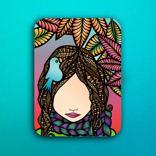 Scarf Weather Waterproof Sticker